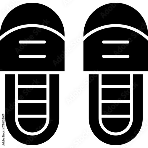 Flip Flops Icon Vector Element
