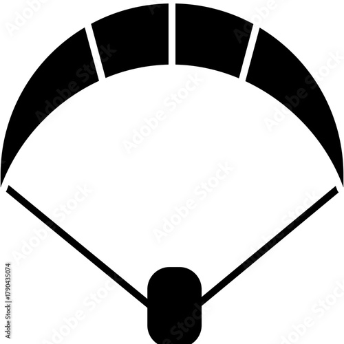 Kitesurf Icon Vector Element