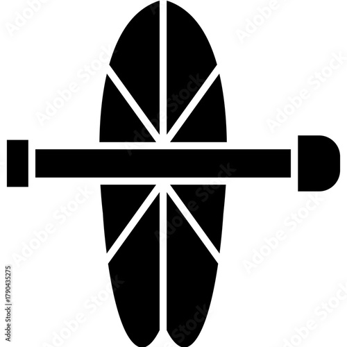 Surfboard Icon Vector Element