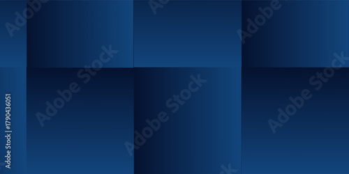 Abstract black dark navy blue silver abstract pattern background. Geometric shape. Line triangle angle fold polygon diamond 3D background