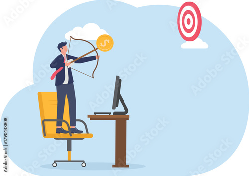 illustration of targeting increased business valuation
