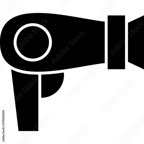 Hair Dryer Icon Vector Element