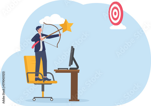 illustration of targeting increased business rating and quality
