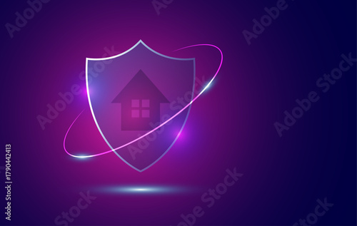 icona, scudo, protezione, difesa, sicurezza, sicuro, protetto, antifurto,  casa, abitazione