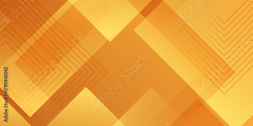 Colorful geometric background. Orange elements with fluid gradient.