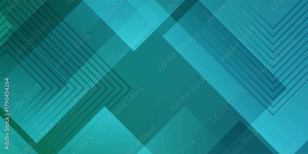 Fototapeta premium Colorful geometric background. blue elements with fluid gradient.