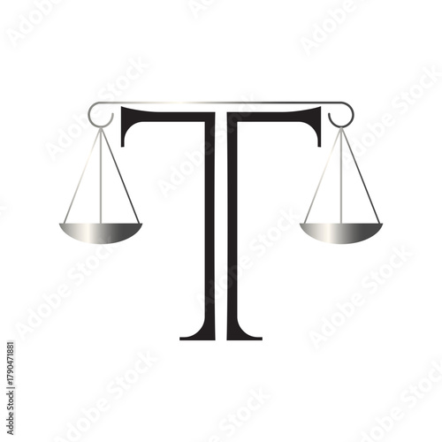 T scales of justice