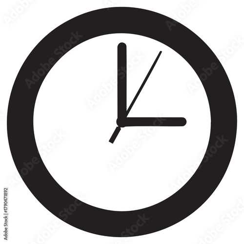 Clock icon showing time