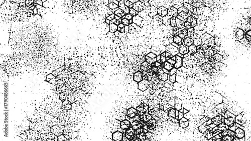 Subtle black and white grunge texture background with distressed grain pattern and rough cement wall surface effect