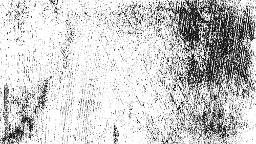 Abstract dust grain texture with scattered particles on white background for vintage grunge vector design effect