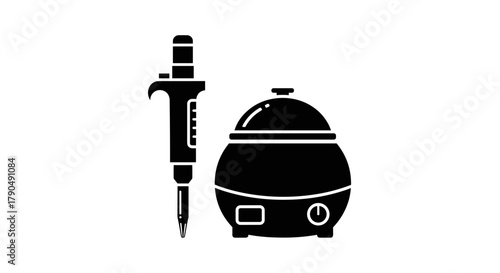 Laboratory Pipette and Humidifier Device for Scientific Research.