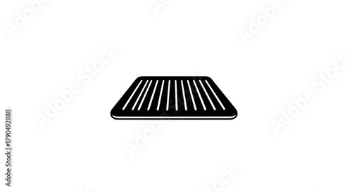 Air filter icon for car engine maintenance and cleaning services.