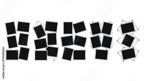 Abstract Photo Frame Arrangement in Progressive Structures