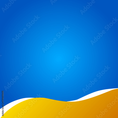 blue yellow background