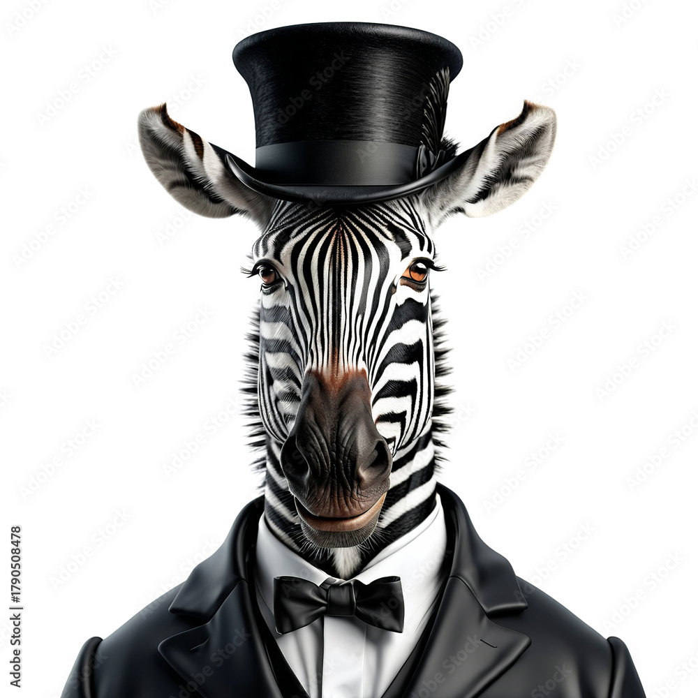 Obraz premium Elegant animal fashion