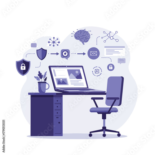 Seamlessly Managed Digital Security and AI Integration in a Modern Remote Workflow