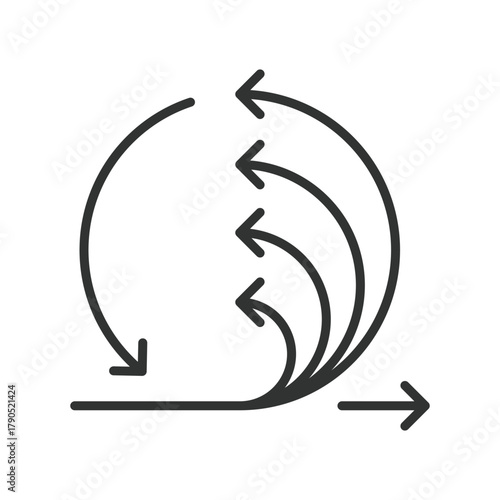 Extreme programming icon in line design. extreme, programming, agile, development, software, process, teamwork on white background vector. Extreme programming editable stroke icon