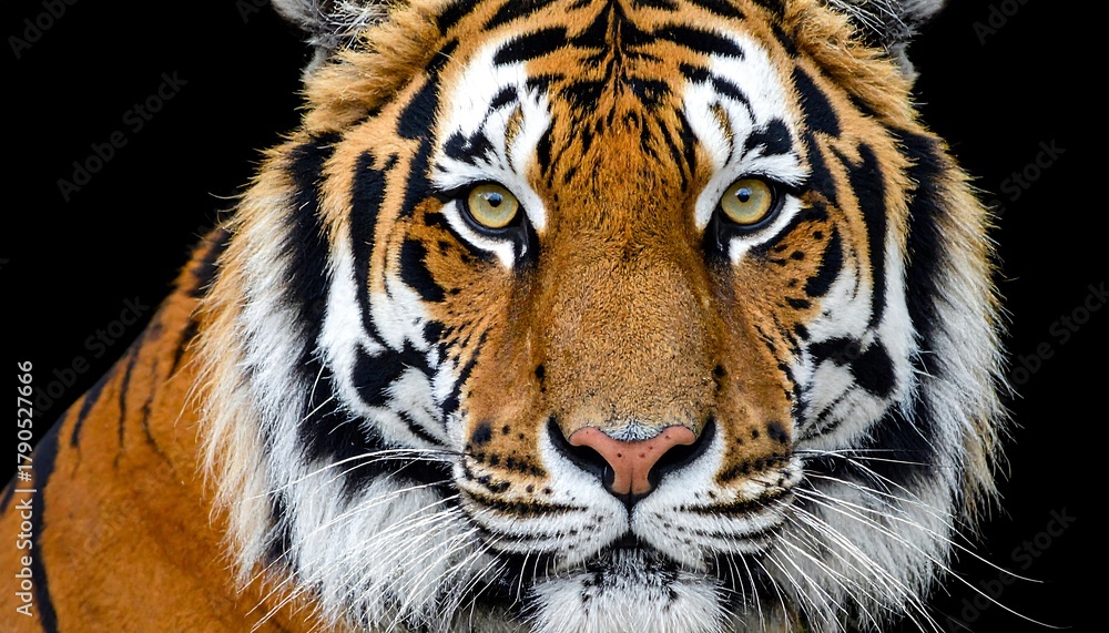 Fototapeta premium Tiger Portrait Close Up.