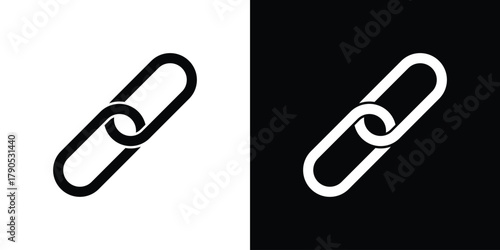 Fotografía Broken link icon – stock vector 10 eps.