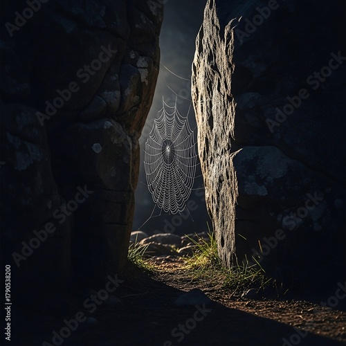 Nature's Contrasts: Philosophical Opposites and Dramatic Art and concept art