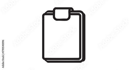 15. Card sleeve pack outline icon vector

