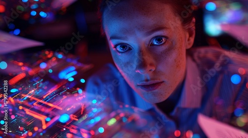 The emotional rollercoaster of workplace mistakes. Ai integration. Worried worker contemplates job loss amid calculation errors. Human machine. Ai concept.