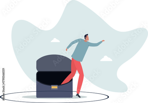 Step out of comfort zone or safe zone,life and employment of people.