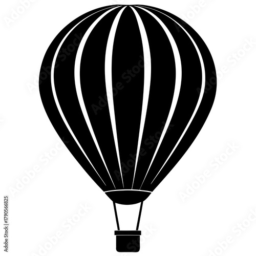 Hot air balloon vector illustration