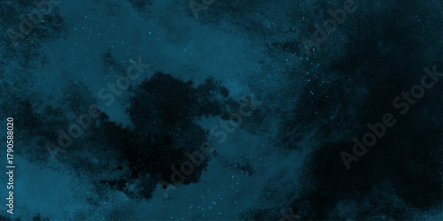 abstract painting soft blue textured on wet white paper. abstract watercolor scraped grungy paper texture, blue sky in grunge style . Beautiful stylist modern blue texture background with smoke.