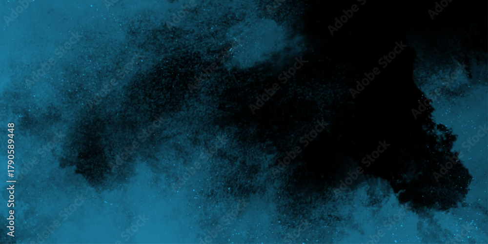 Obraz premium abstract painting soft blue textured on wet white paper. abstract watercolor scraped grungy paper texture, blue sky in grunge style . Beautiful stylist modern blue texture background with smoke.