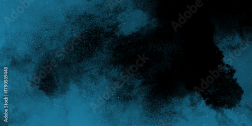 abstract painting soft blue textured on wet white paper. abstract watercolor scraped grungy paper texture, blue sky in grunge style . Beautiful stylist modern blue texture background with smoke.