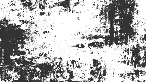 Wallpaper Mural Black and white abstract grunge texture with distressed concrete or paint splatters vector Torontodigital.ca