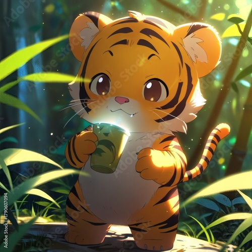tiger in the jungle