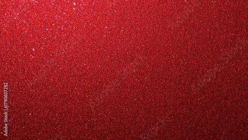 Red metallic glitter texture with glossy background