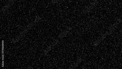 Abstract shimmering particles on deep field for cosmic overlay effect backdrop Vector, illustration.