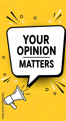 Amplify your voice with a powerful megaphone and bold 