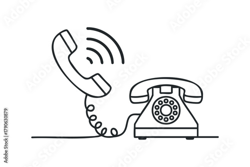 Rotary Phone Ringing With Receiver Off Hook