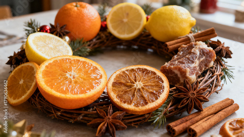 Festive American High-End Office - Christmas Cozy, 32K Ultra HD