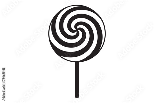 Colorful Swirl Lollipop Vector Collection for Candy Design