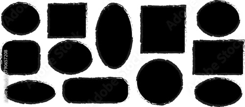 set of grunge textures