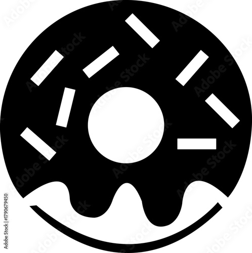 Bakery Packaging Icons. Solid vector icons of bakery and food service packaging: paper bakery bag, cupcake box, sandwich wrap icon , isolated on transparent background