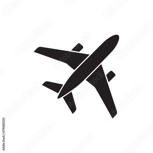 vector illustration of a plane. vector eps 10