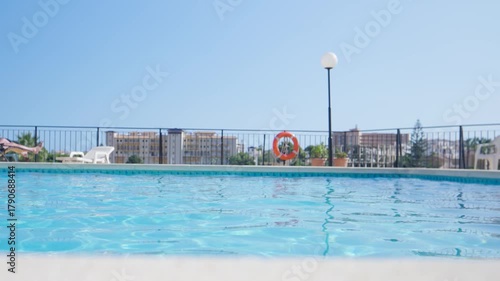 swimming pool in hotel