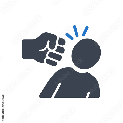 Physical Assault Danger Icon