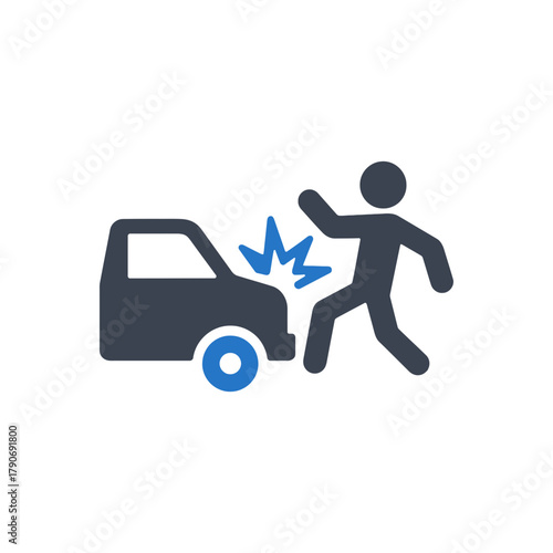 Vehicle Collision Hazard icon