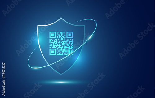 icona, scudo, protezione, difesa, sicurezza, sicuro, protetto, antifurto, codice qr, qr, 
