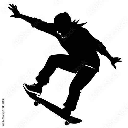 silhouette of a man jumping