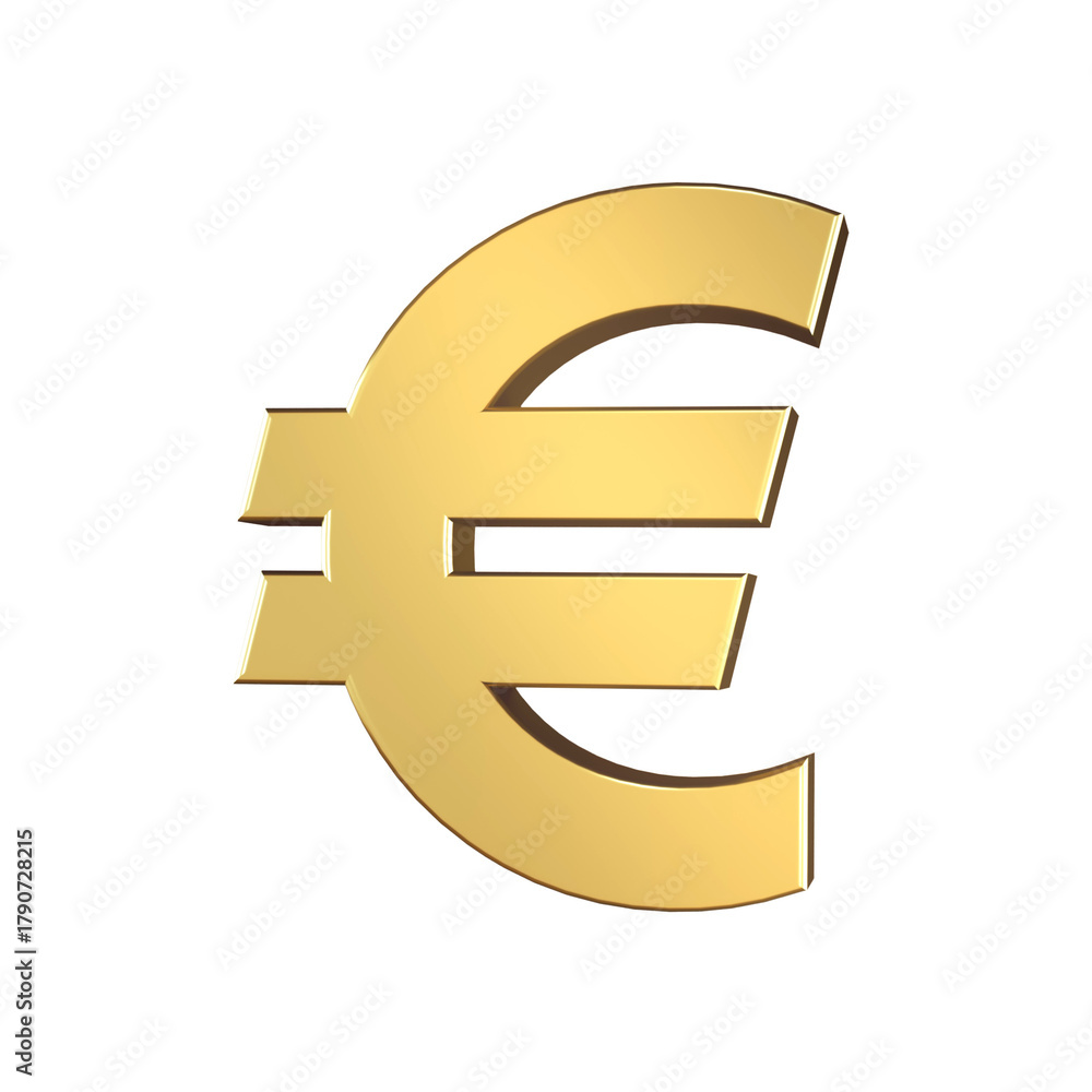 Fototapeta premium Gold Euro Sign