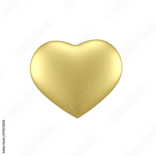 Gold Heart Icon