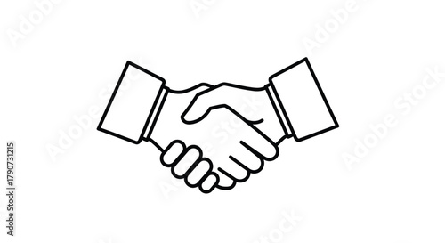 Two hands shaking in agreement, symbolizing partnership and trust.